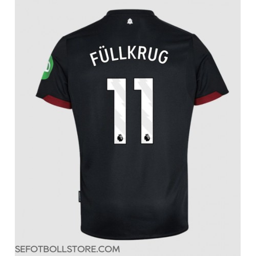 West Ham United Niclas Fullkrug #11 Replika Bortatröja 2024-25 Kortärmad